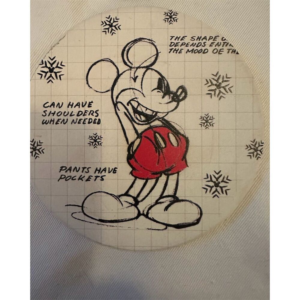 Disney Mickey & Minnie Mouse Christmas Coasters Set of 4 White - Picture 3 of 6